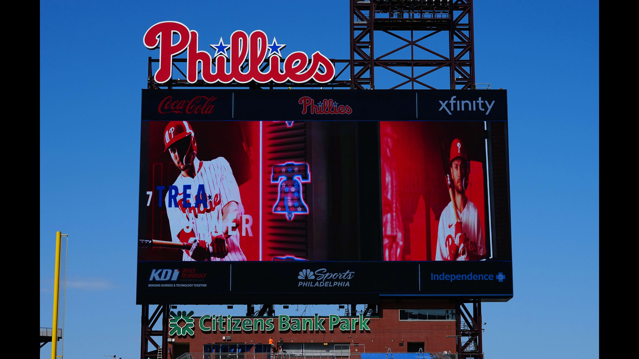 Phillies Massive Videoboard New Food and Gear for 2023 Season