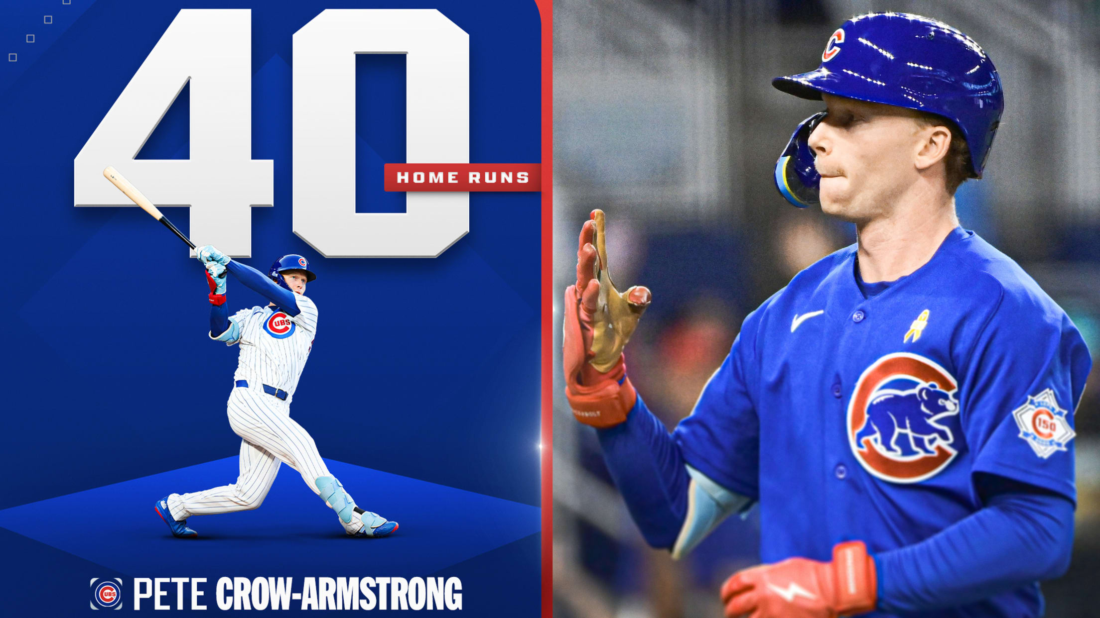 Pete Crow-Armstrong's 40th homer of the year