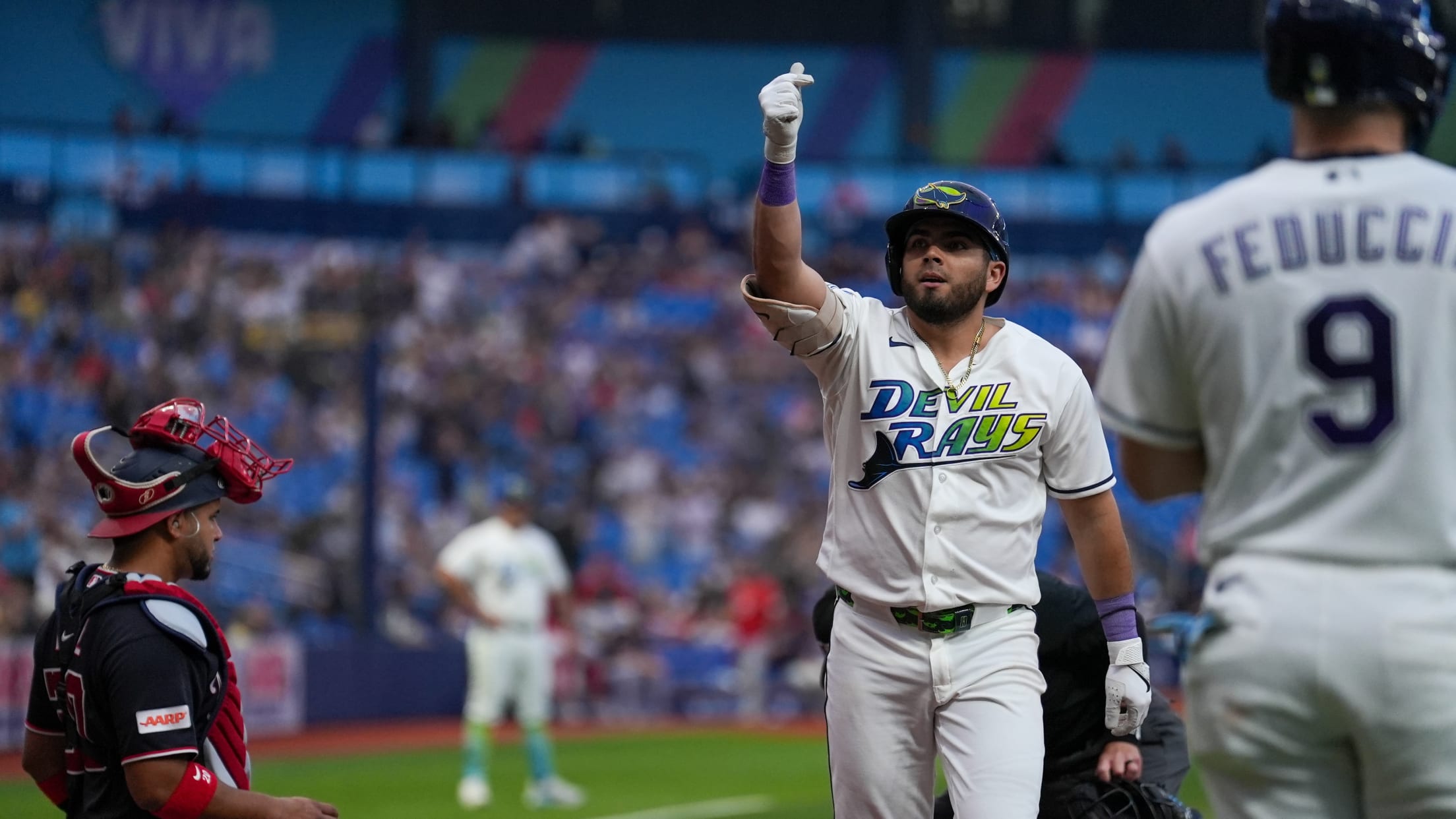 Jonathan Aranda's three-run homer (12)