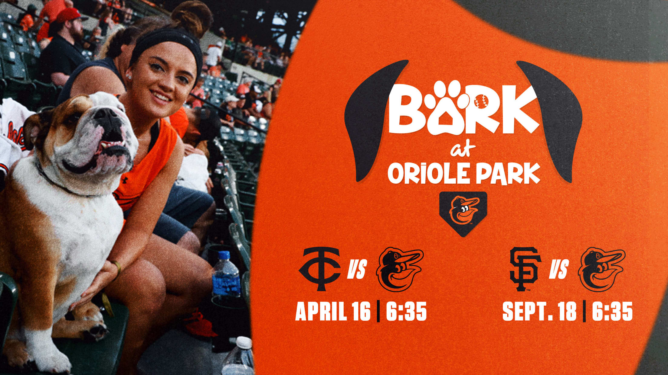 Bark at Oriole Park Baltimore Orioles