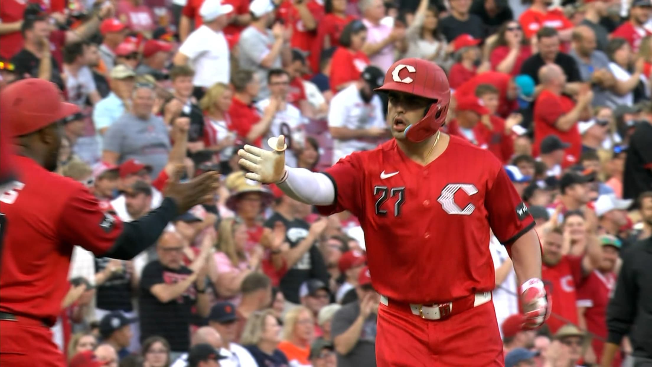 Sal Stewart collects five RBIs