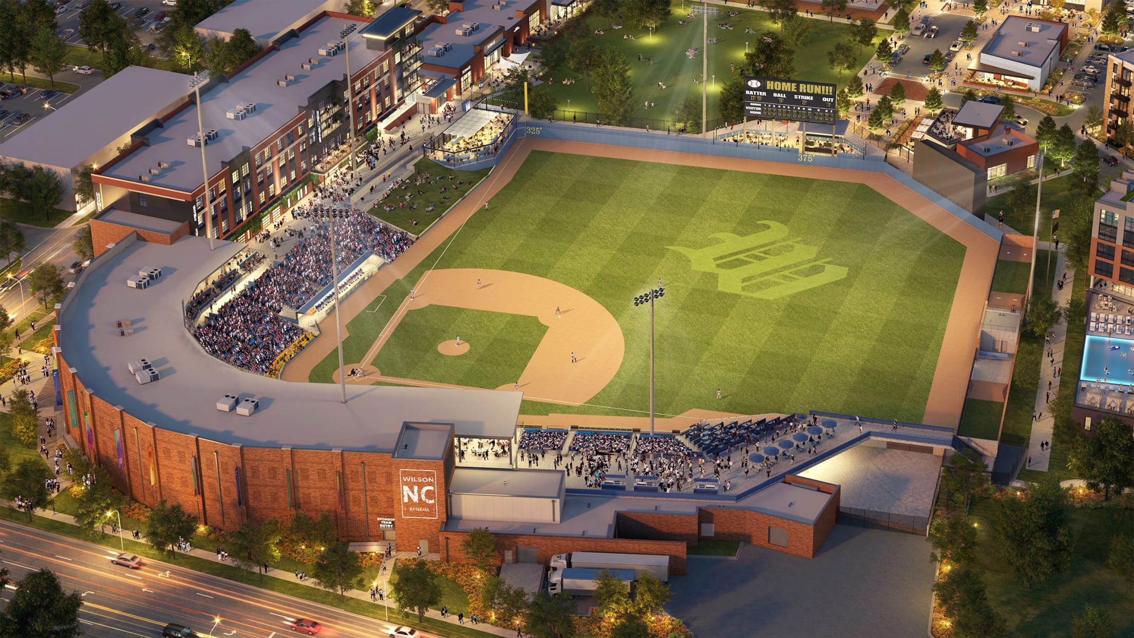Warbirds Ballpark Rendering