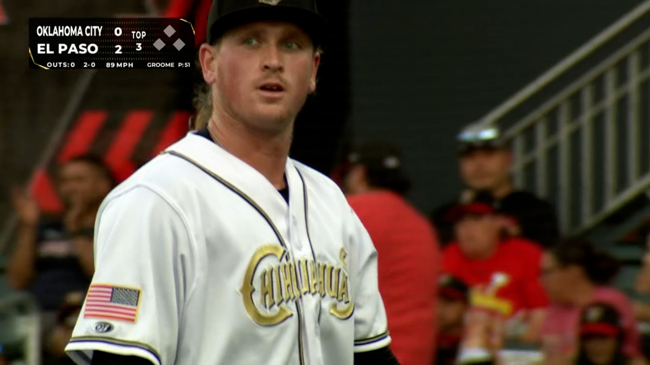 Jay Groome fans nine batters