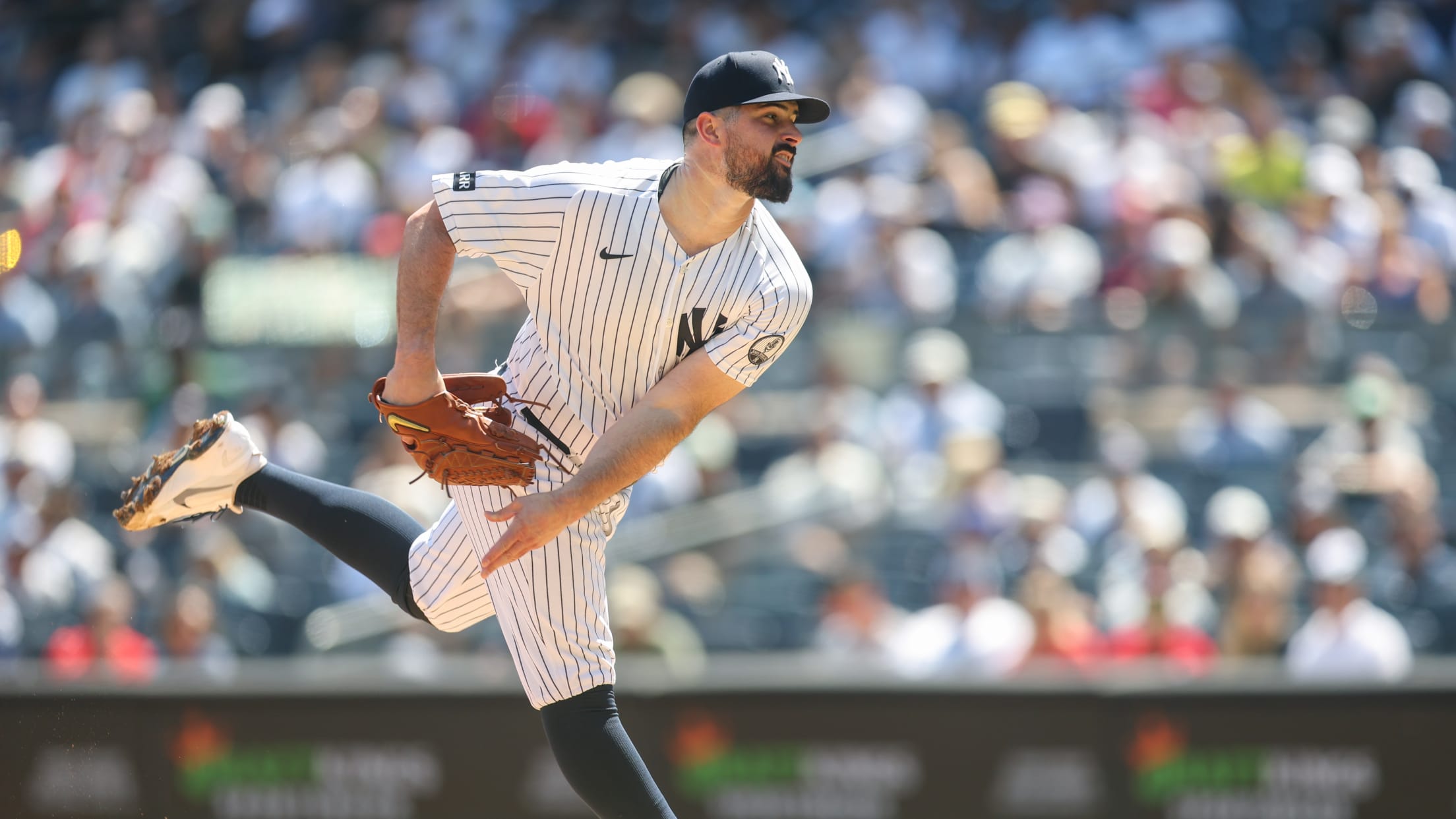Carlos Rodón strikes out five Red Sox