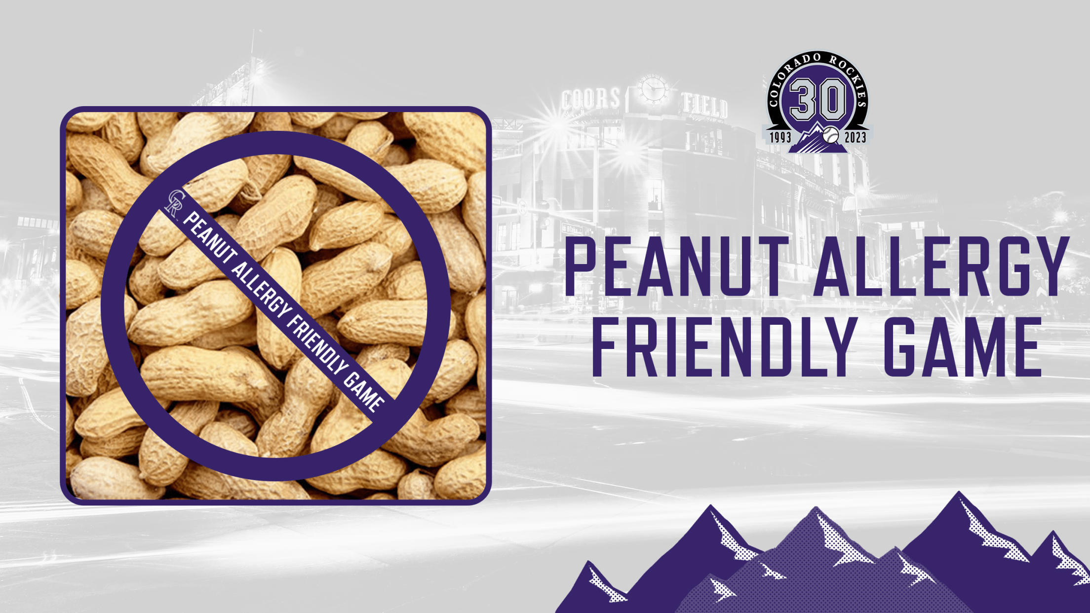 Food allergies so bad that some baseball games have added peanut