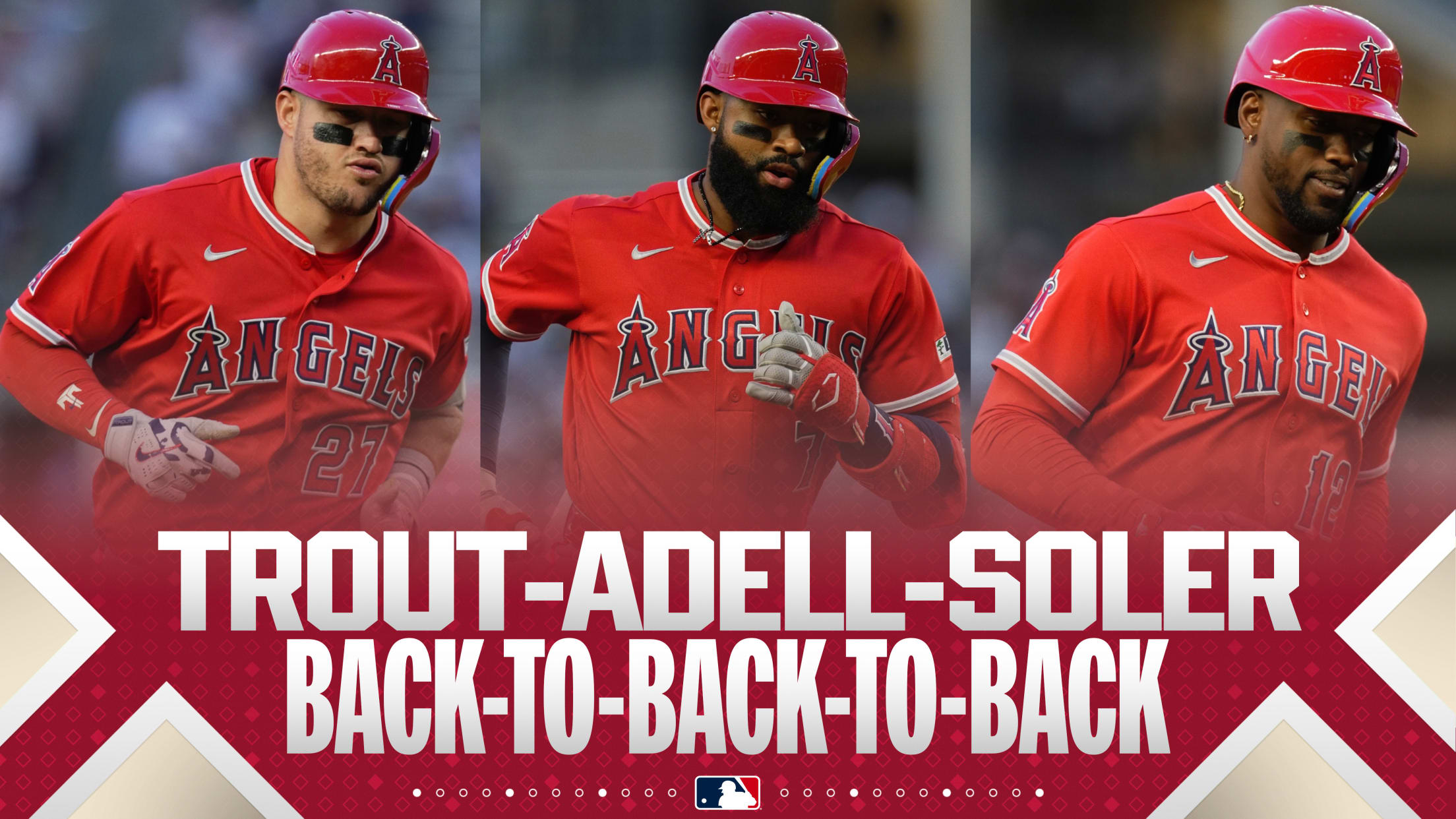 Angels hit back-to-back-to-back homers in the 1st