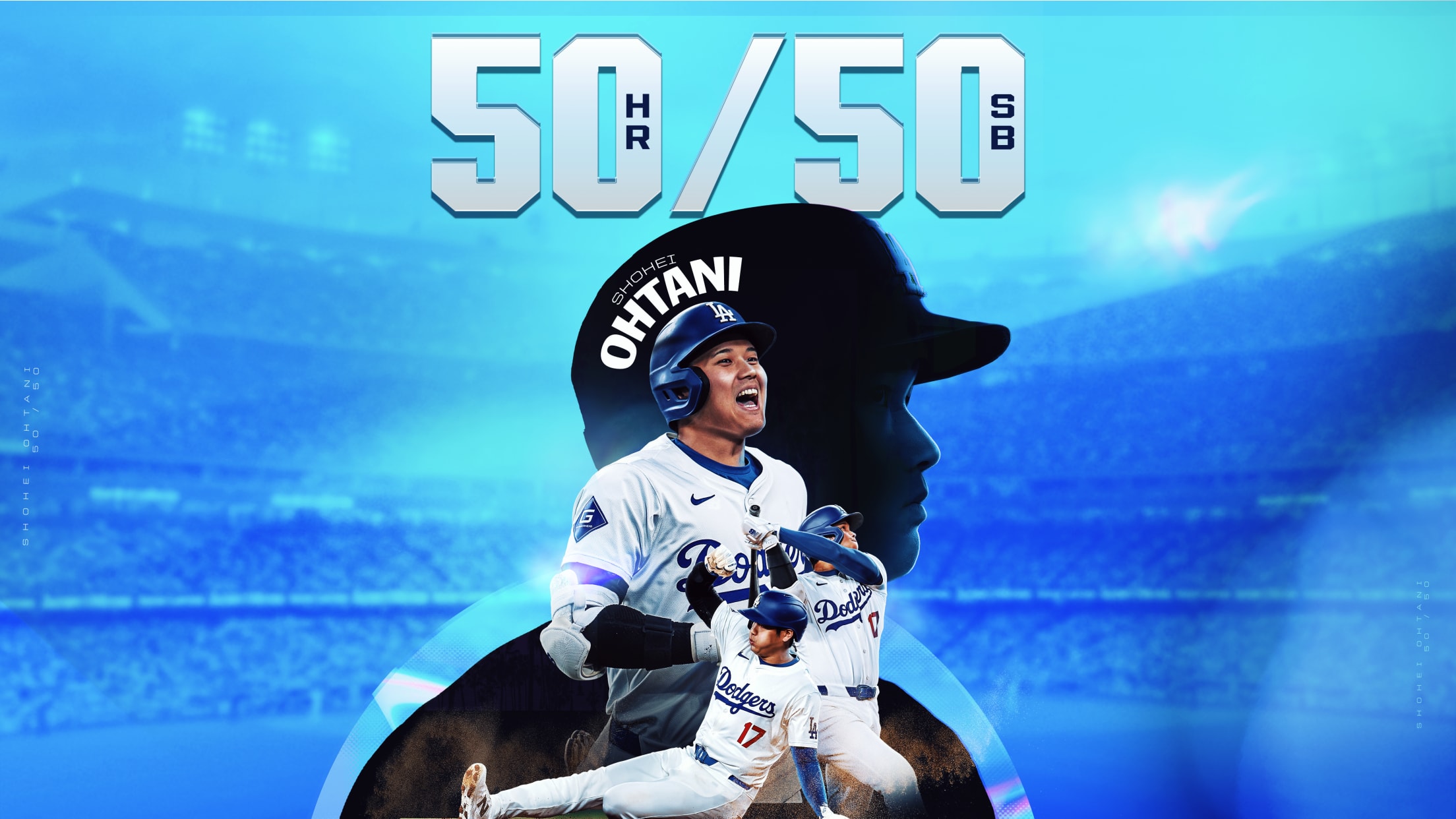 Celebrating Shohei Ohtani inaugurating the 50/50 club