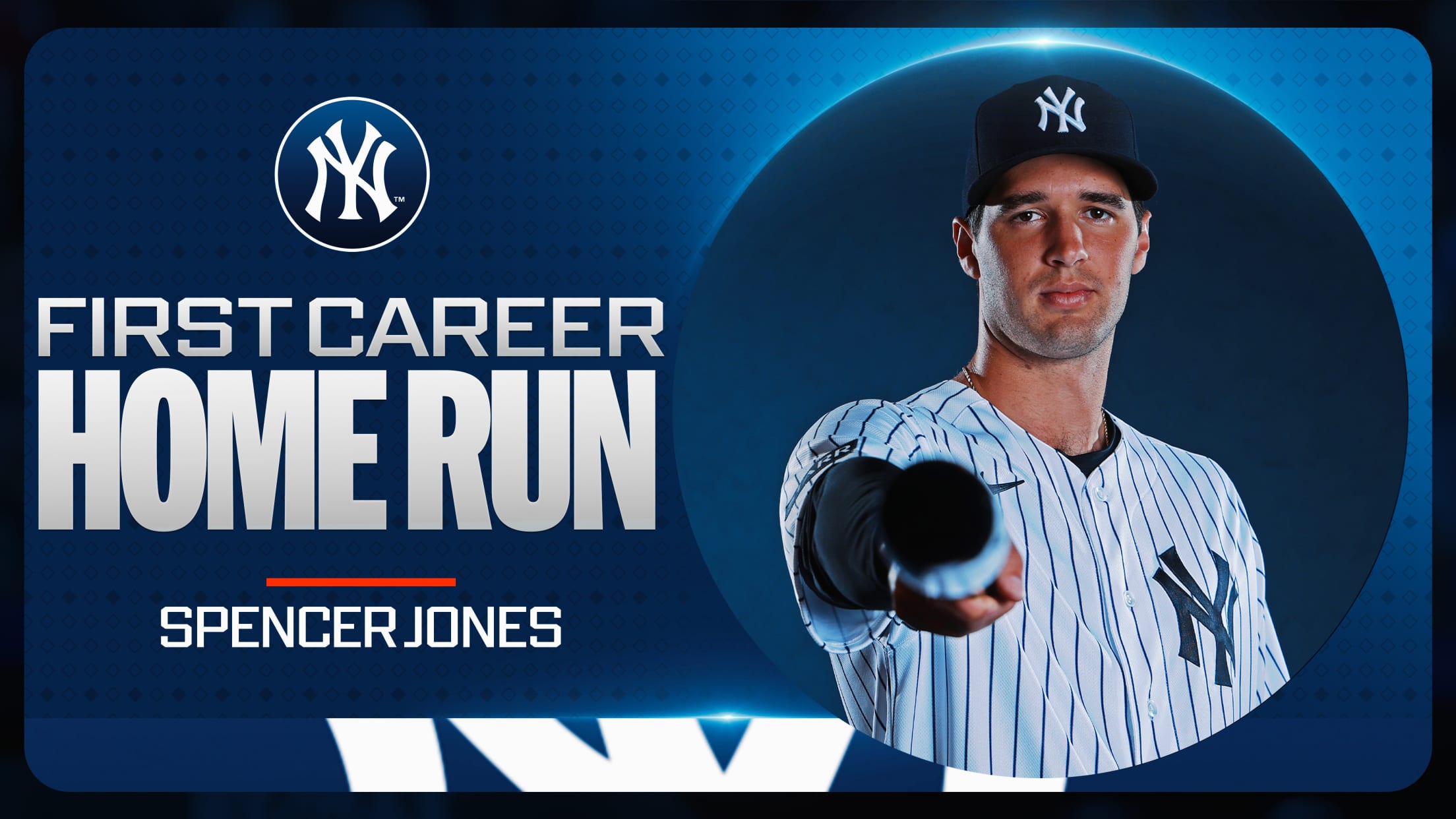 Spencer Jones' first career home run