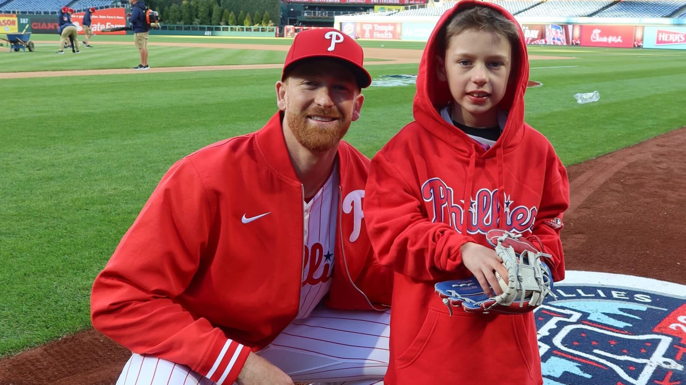 A young Phillies fan had an Opening Day he'll never forget