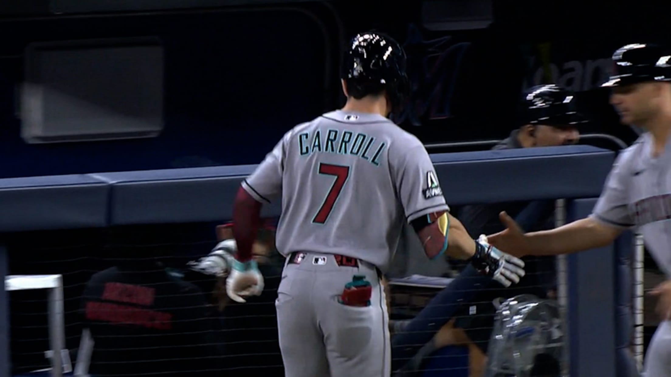 Corbin Carroll's game-tying ground out