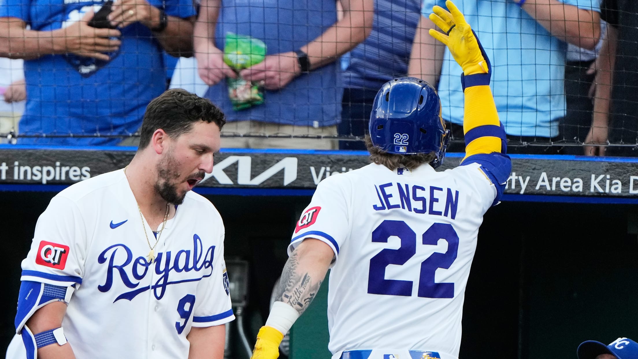 Carter Jensen slugs two homers vs. Marlins