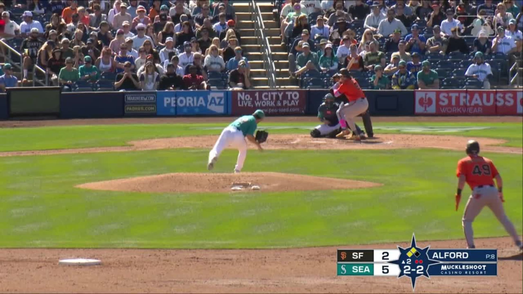 Harrison Bader's two-run double