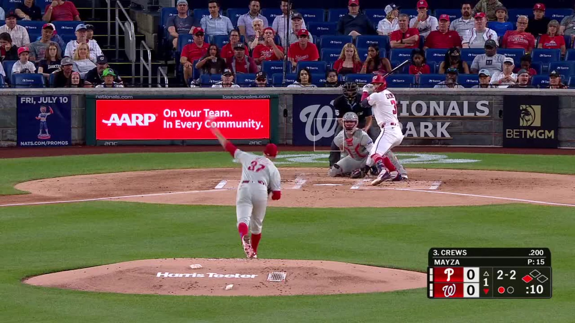 Dylan Crews' RBI single