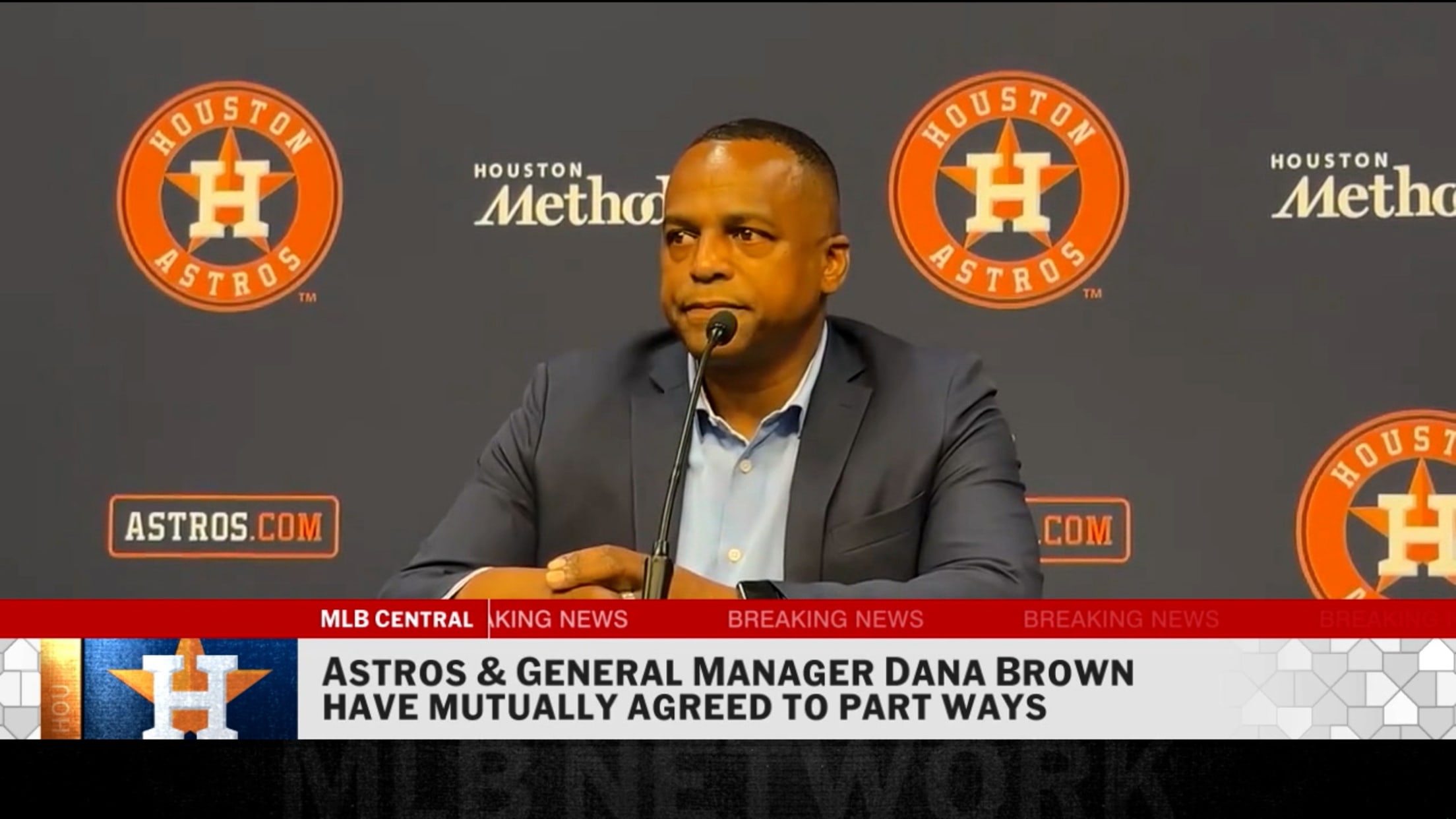MLB Central talks Dana Brown's departure from Astros