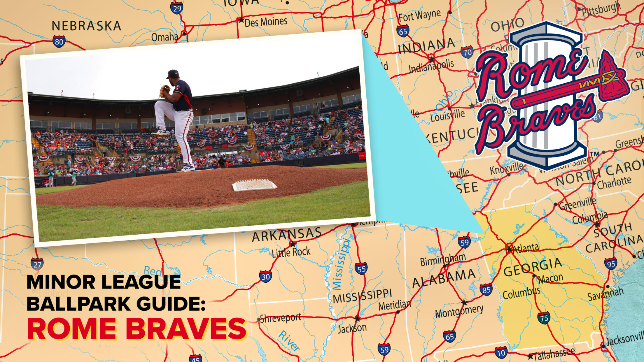 Explore AdventHealth Stadium, home of the Rome Braves San Diego Padres