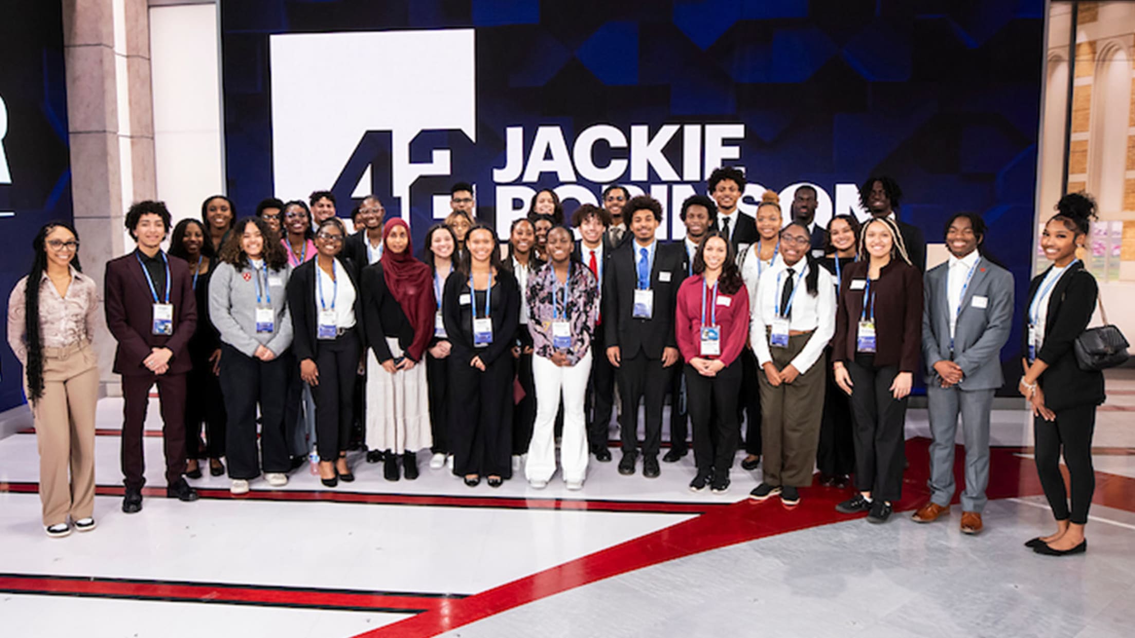 Jackie Robinson Foundation scholars at MLB Network