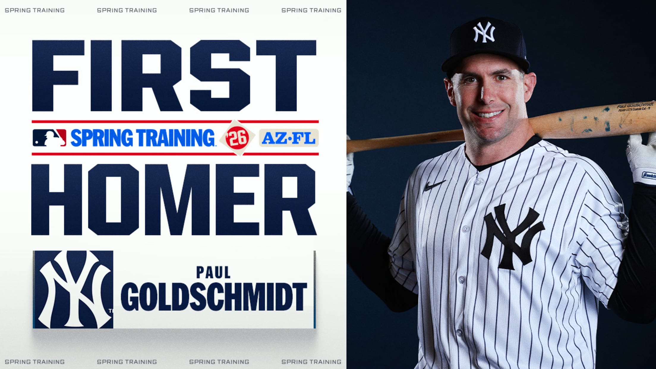 Paul Goldschmidt's first homer of the spring