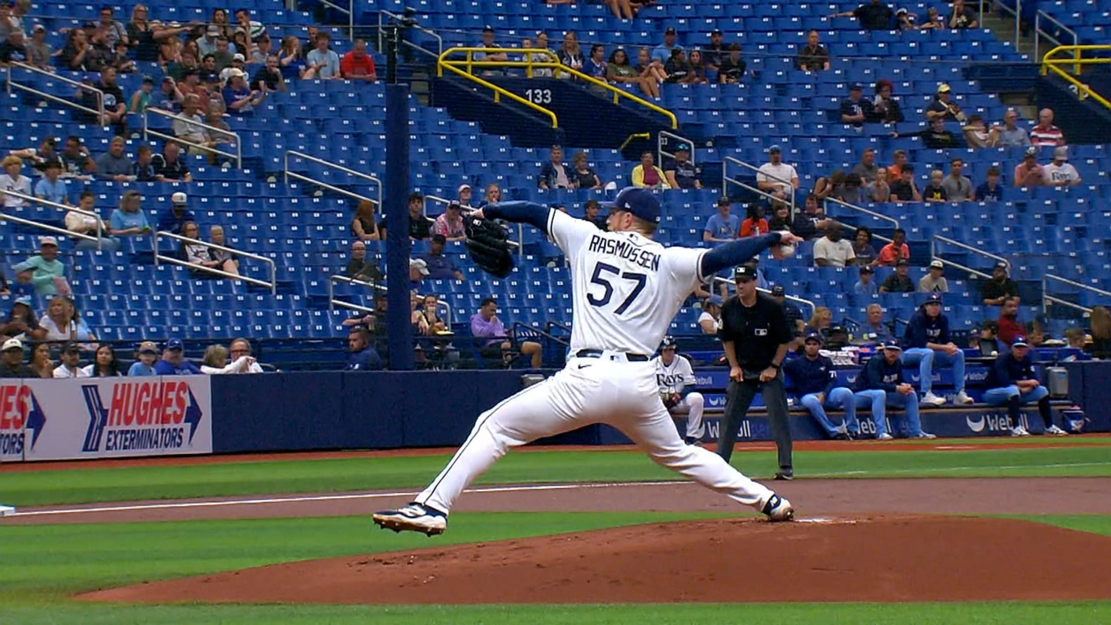 Drew Rasmussen sets down five Blue Jays' hitters