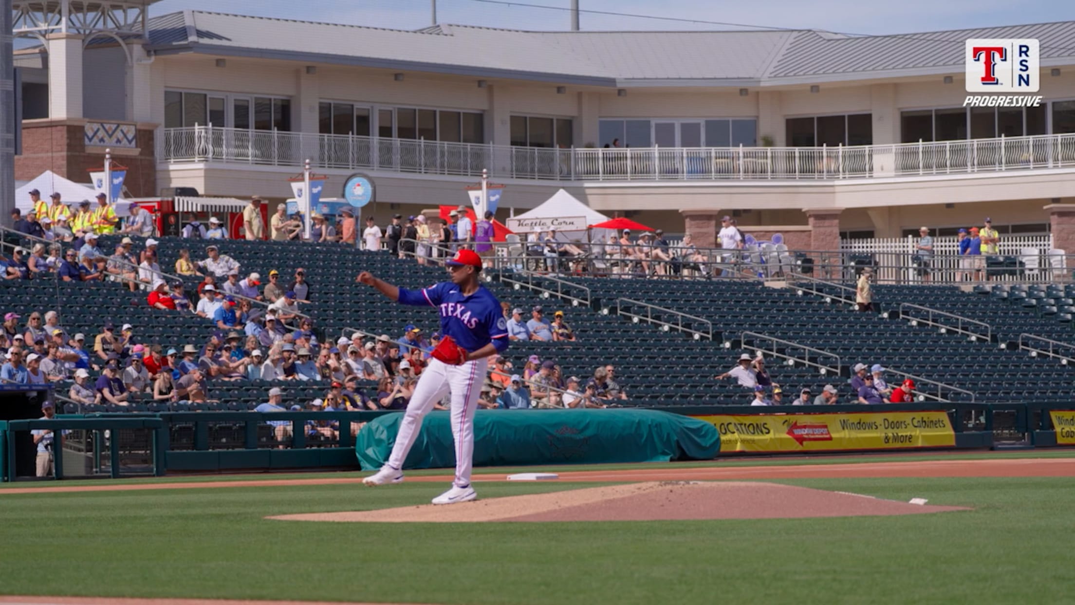 Kumar Rocker records one strikeout over 2 2/3 innings