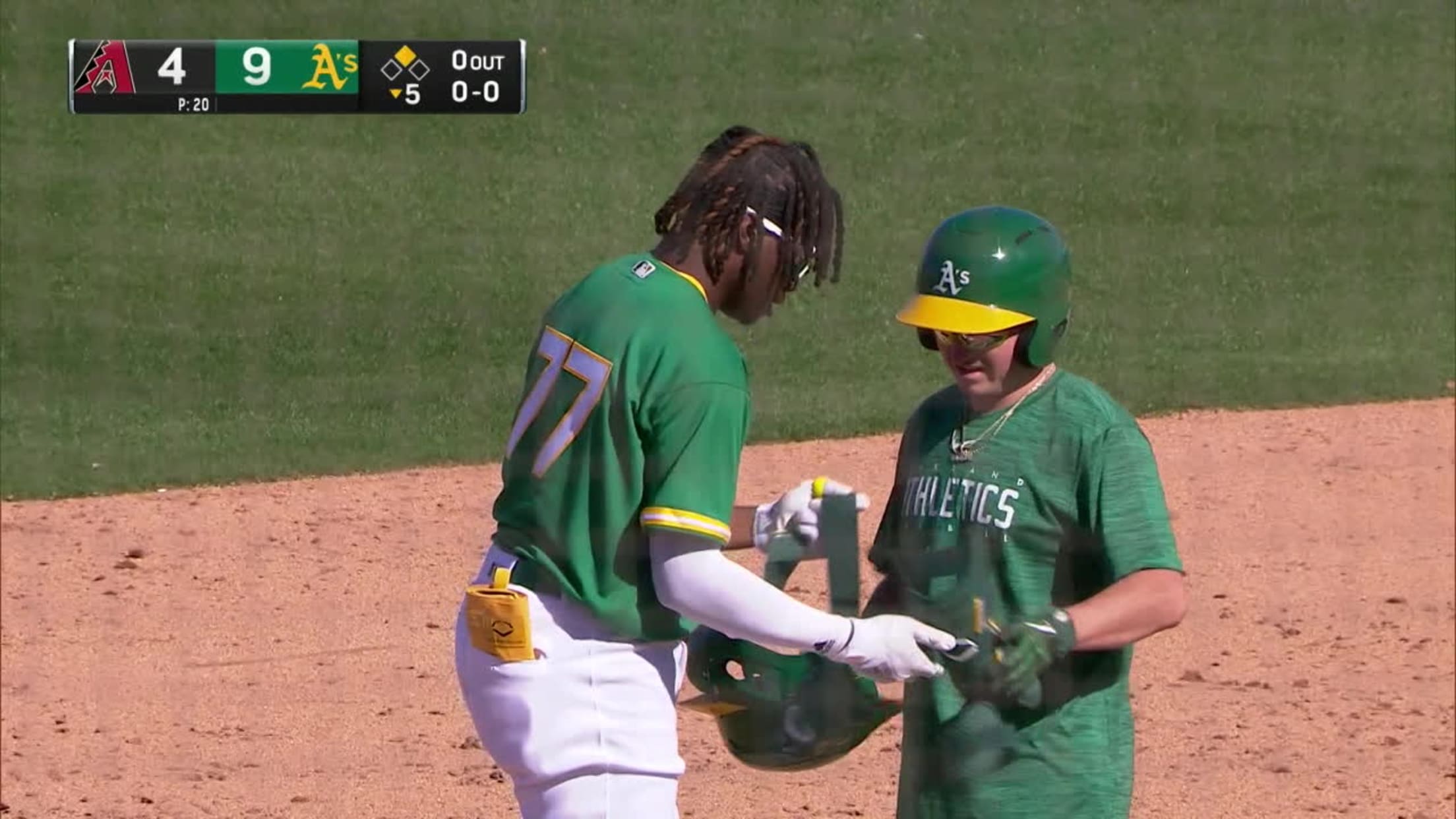 Lawrence Butler's two-run double