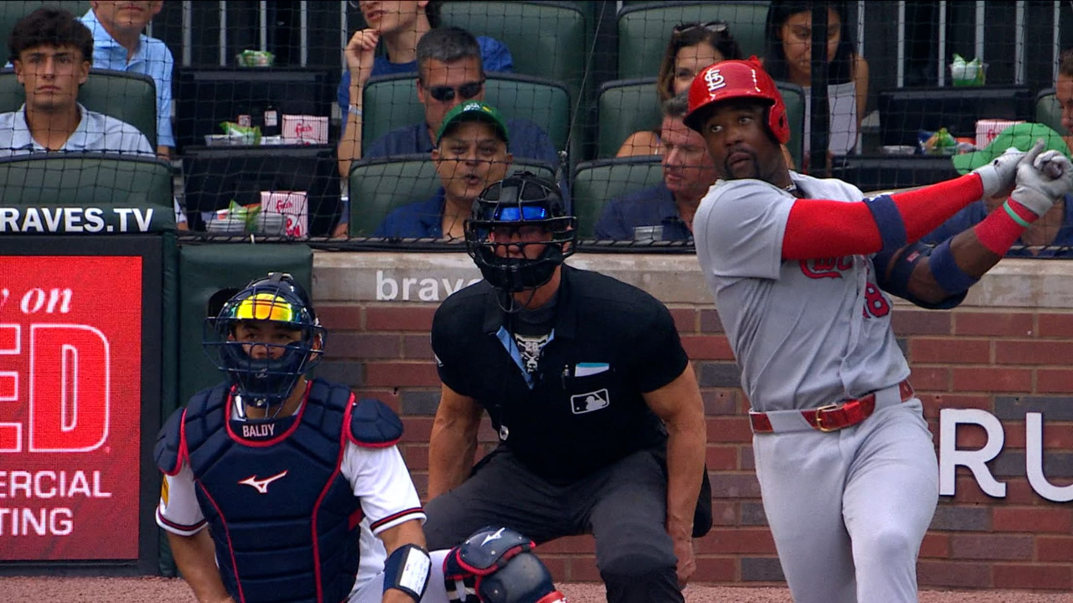 Jordan Walker's RBI single