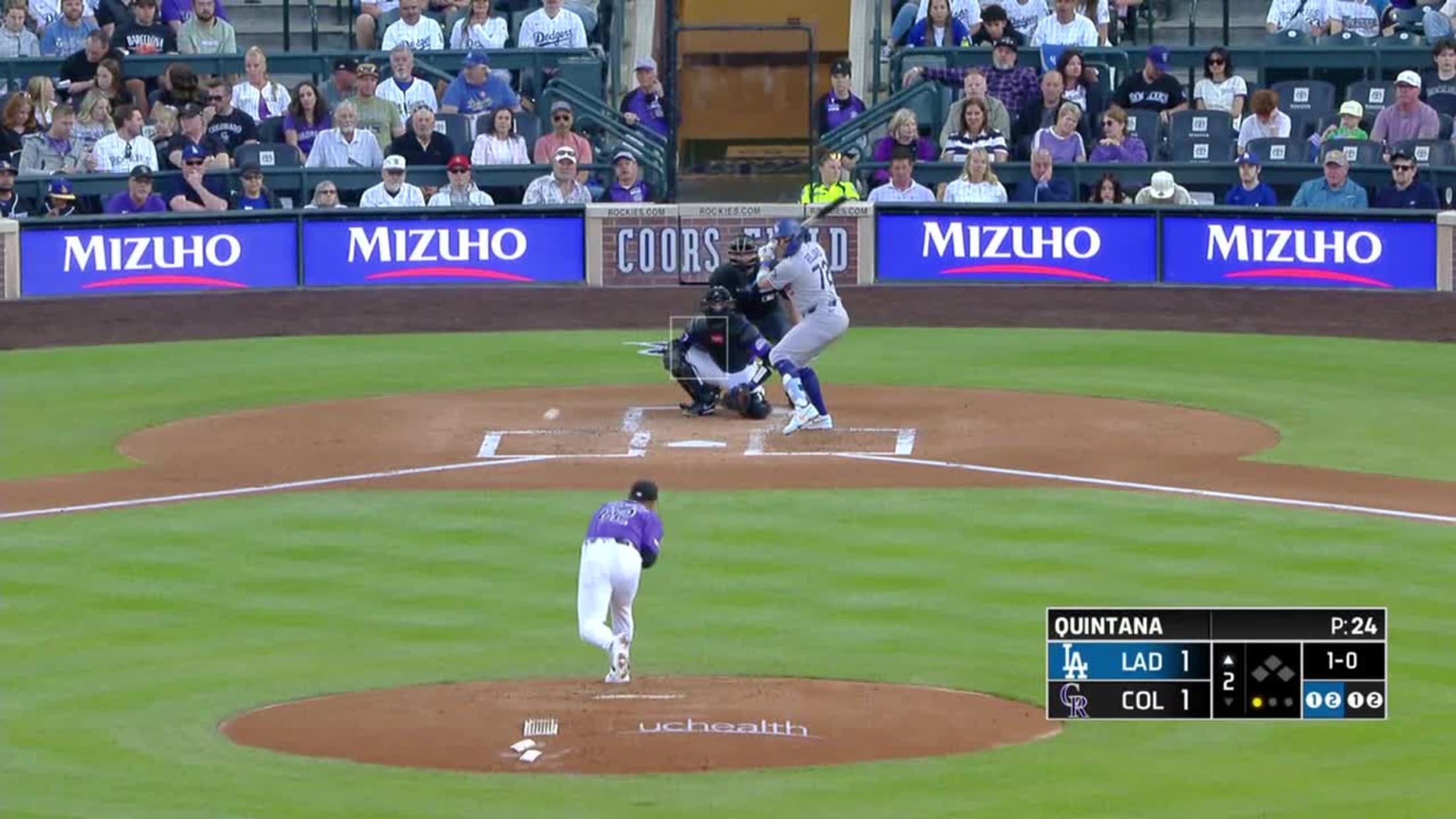 Miguel Rojas' first homer of the season
