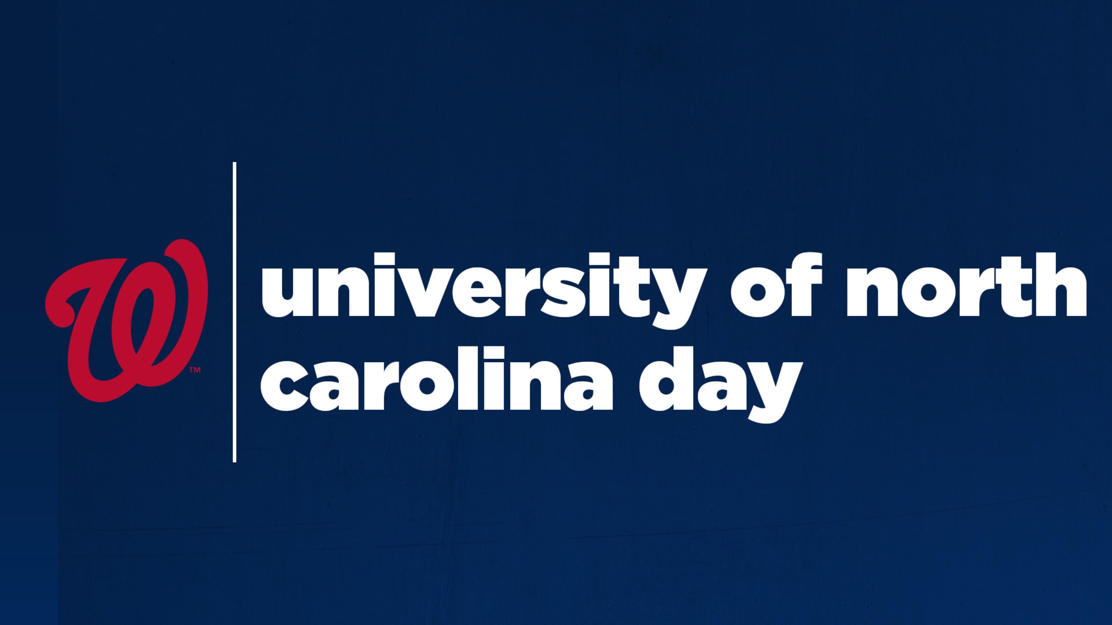 University of North Carolina Day | Washington Nationals