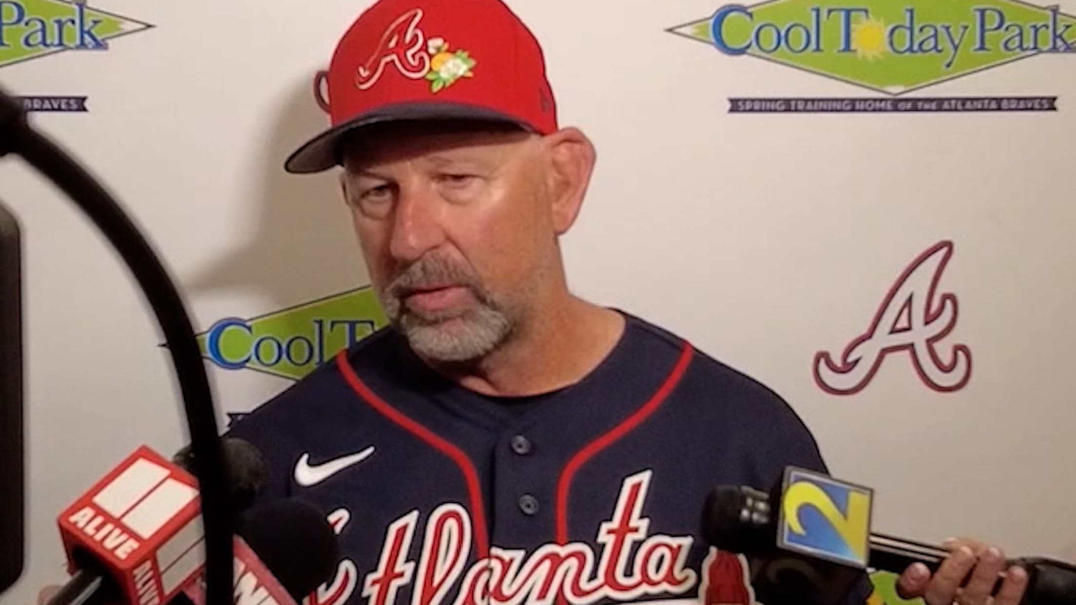 Walt Weiss talks Braves' pitching, Ronald Acuña Jr.
