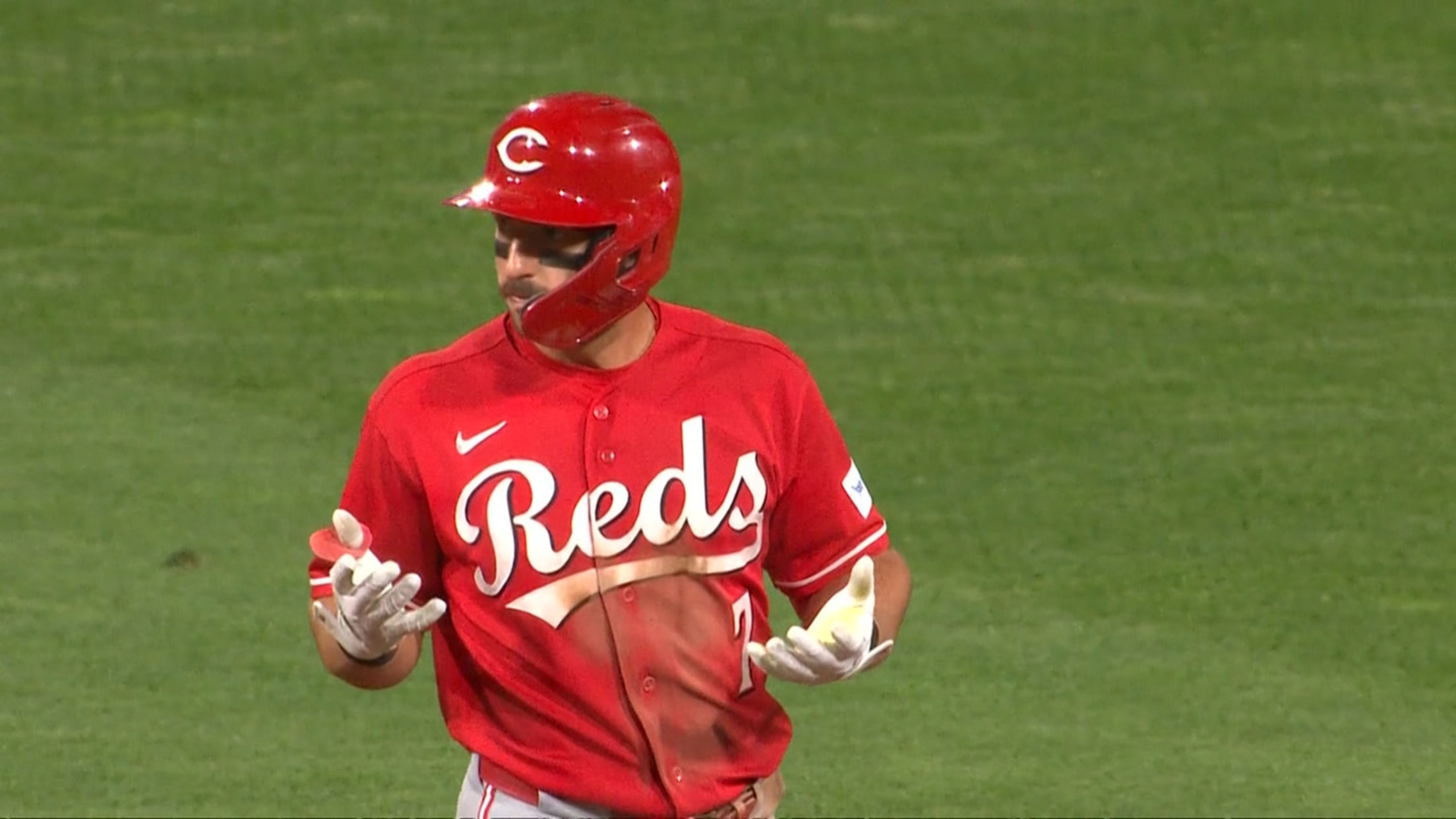 Spencer Steer's RBI double