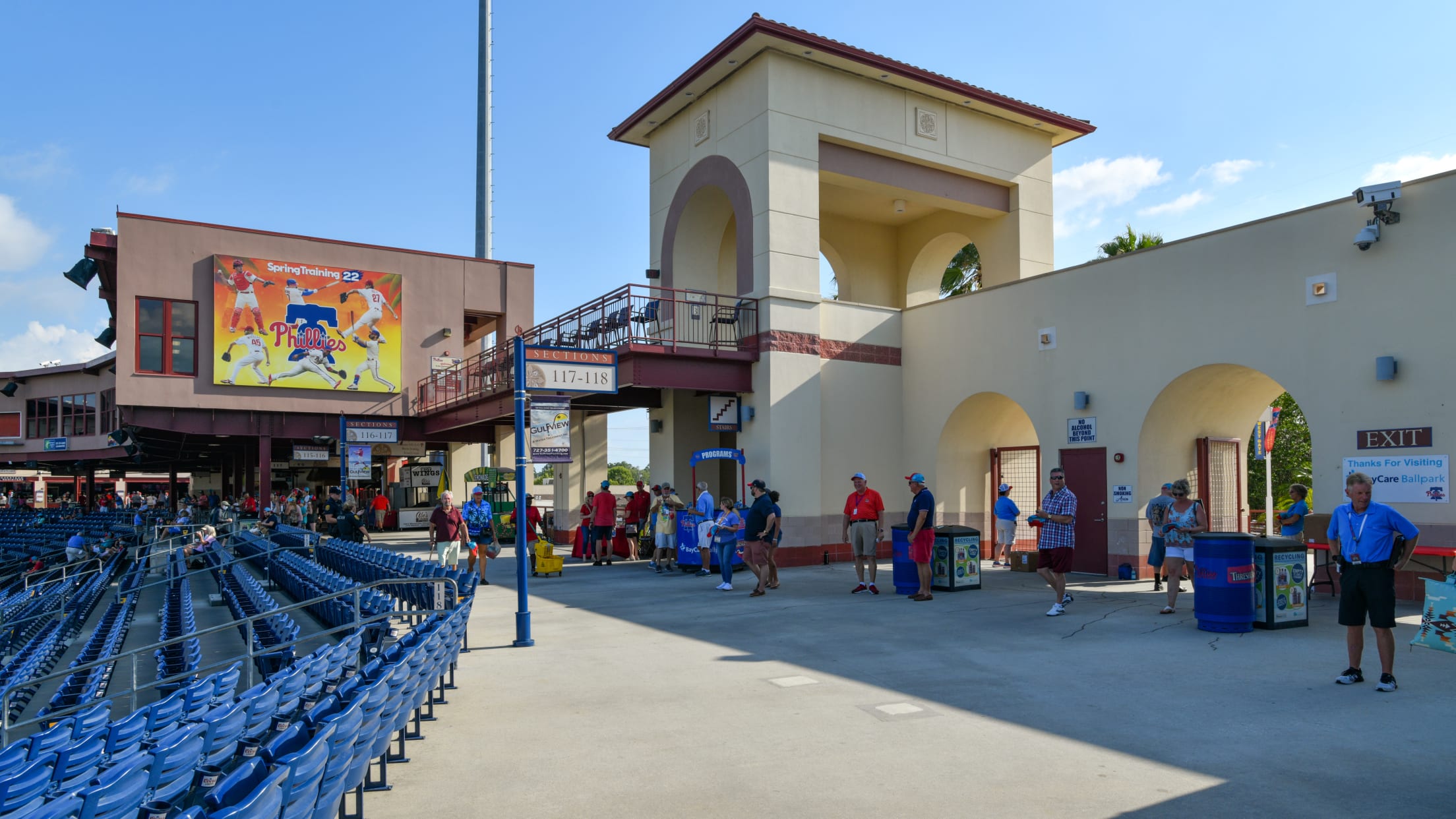 Section 115 at BayCare Ballpark 