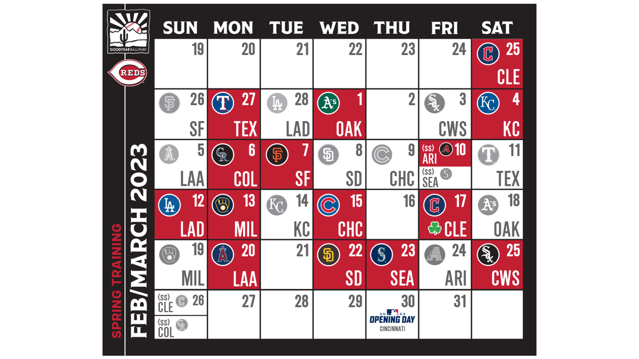 Cincinnati Reds 2024 Spring Training Schedule Sara Nellie