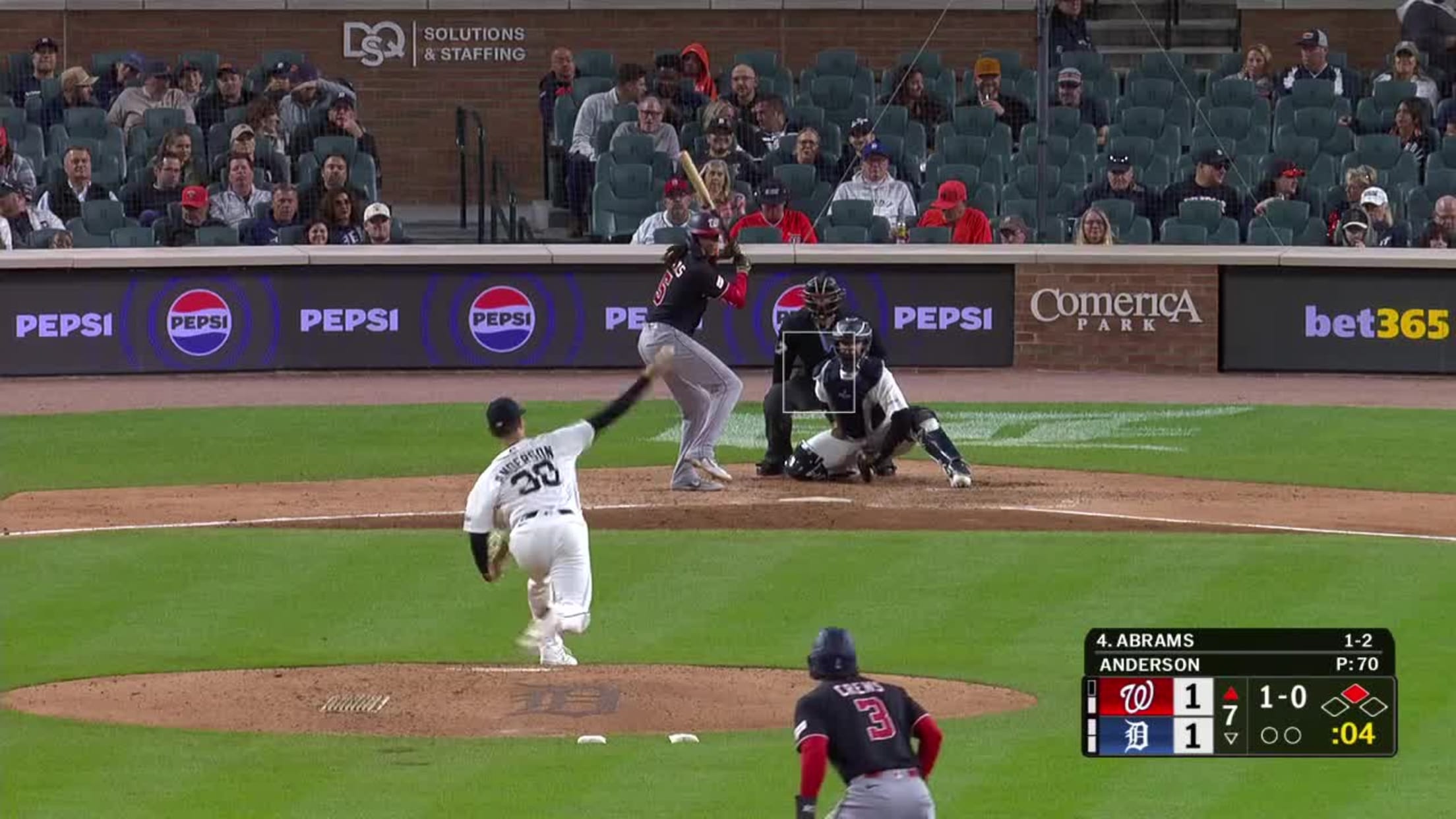 CJ Abrams' second homer of the night (33)