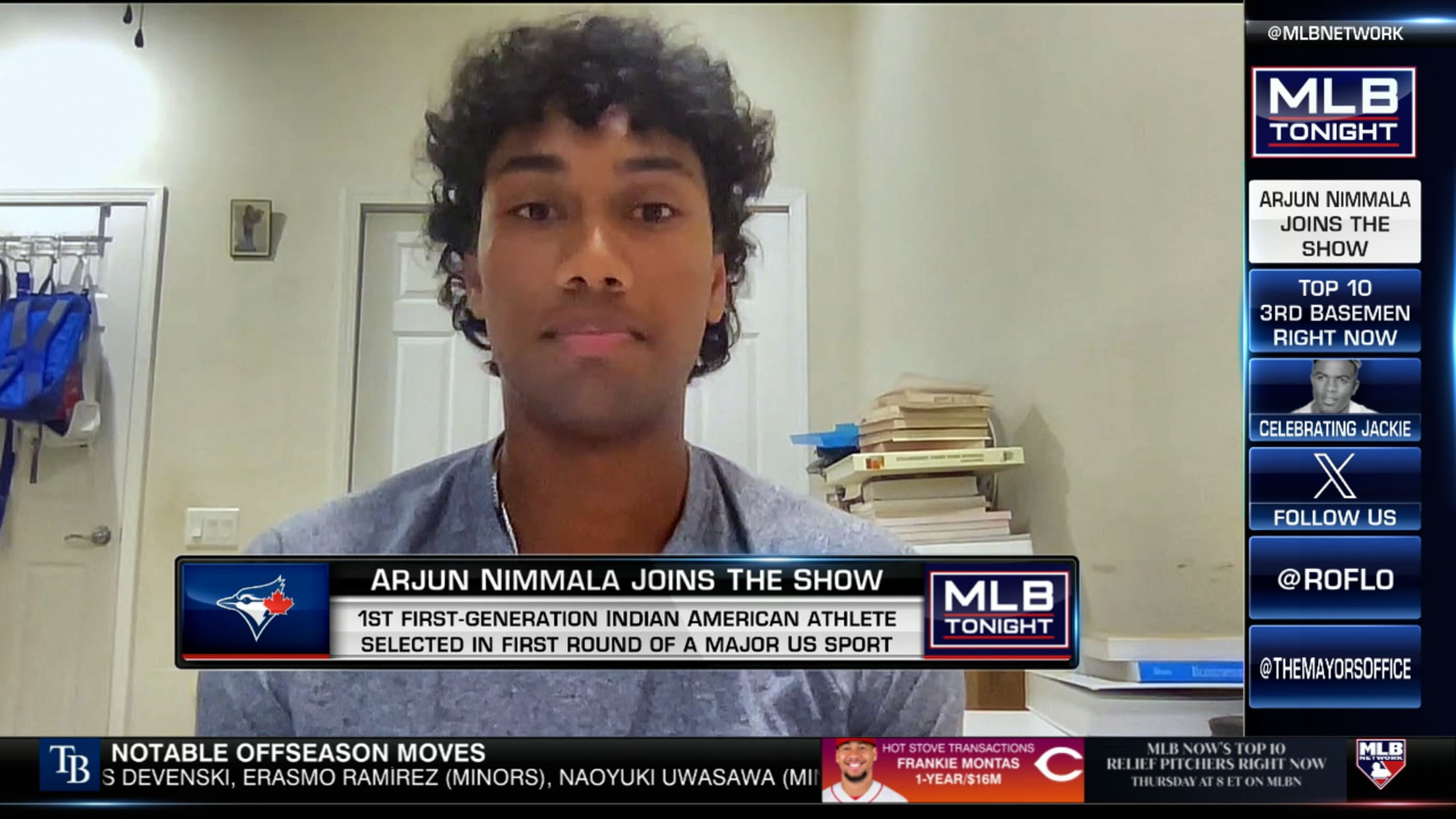 Arjun Nimmala's journey to MLB