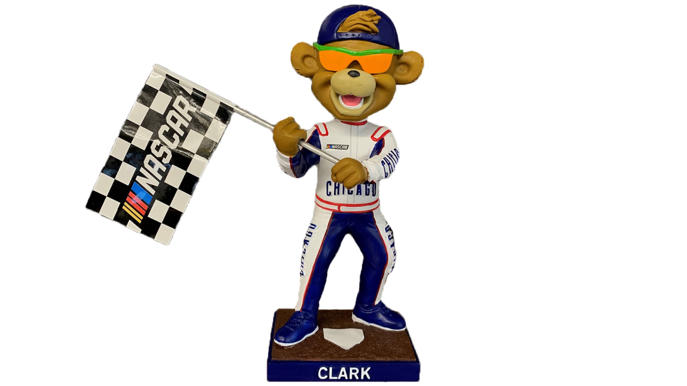 Clark Chicago Cubs Opening Day Mascot Bobblehead Officially Licensed by MLB