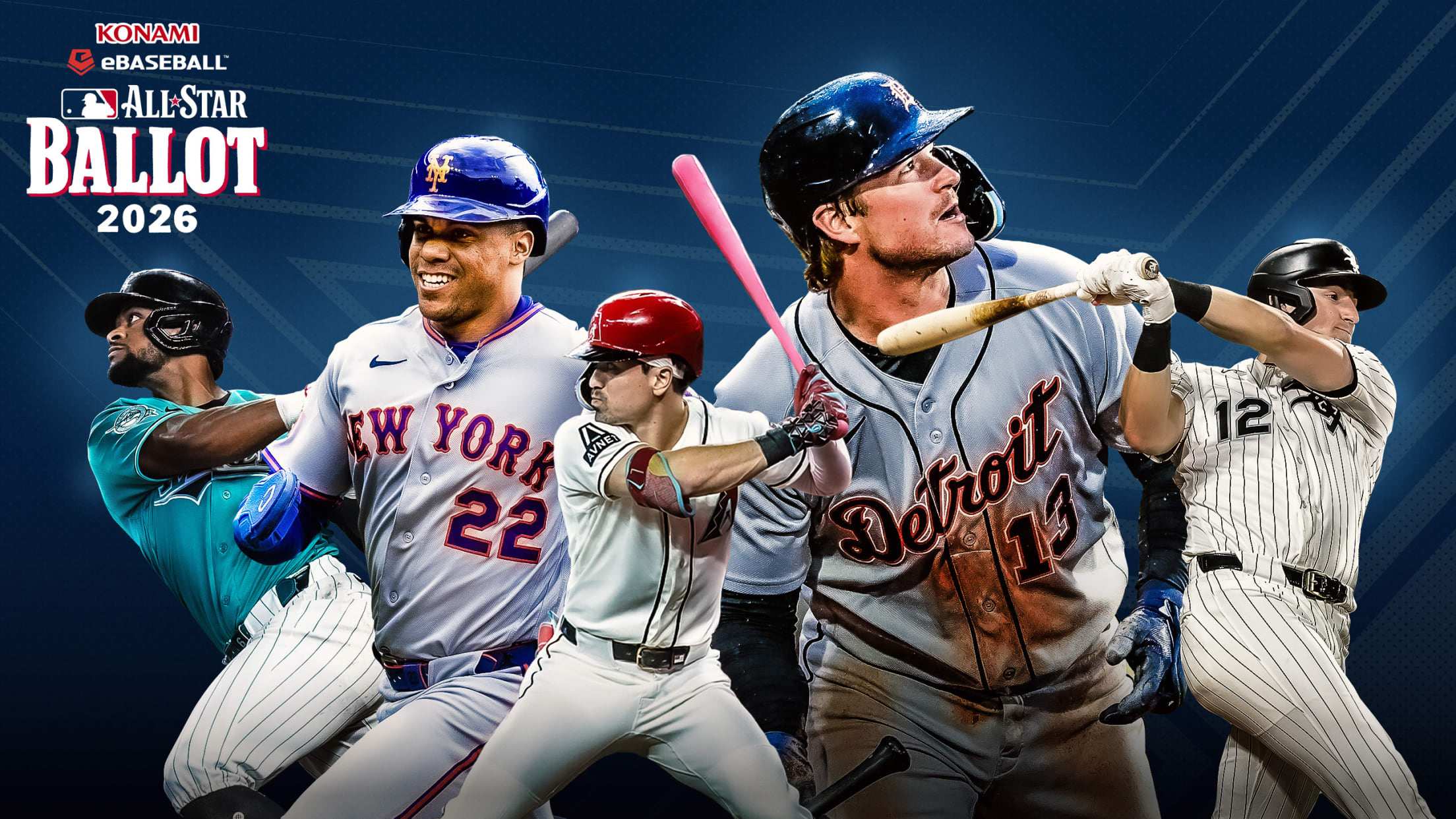 Otto Lopez, Juan Soto, Corbin Carroll, Dillon Dingler and Colson Montgomery
