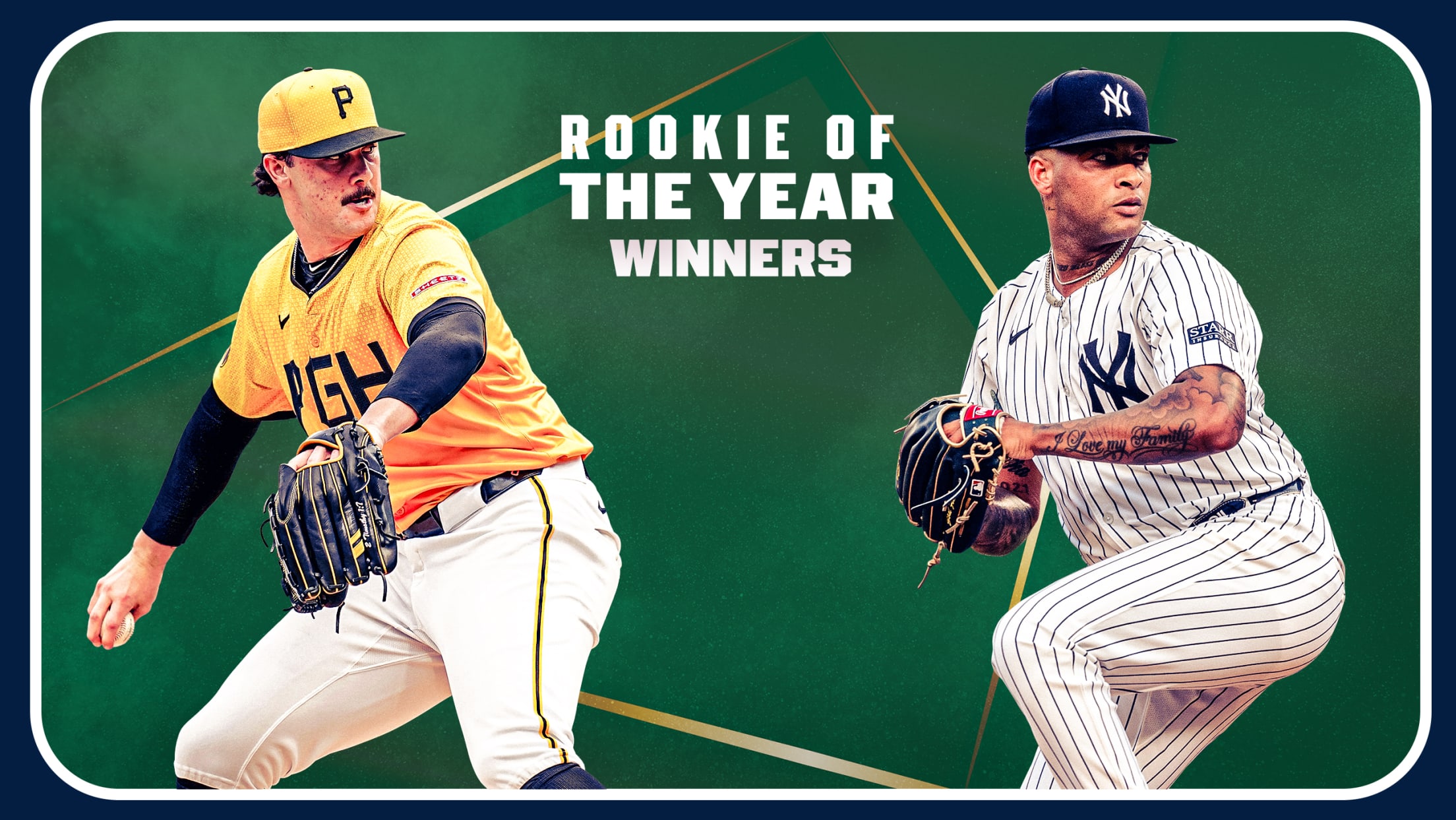 Paul Skenes of the Pirates and Luis Gil of the Yankees were named 2024 Rookies of the Year