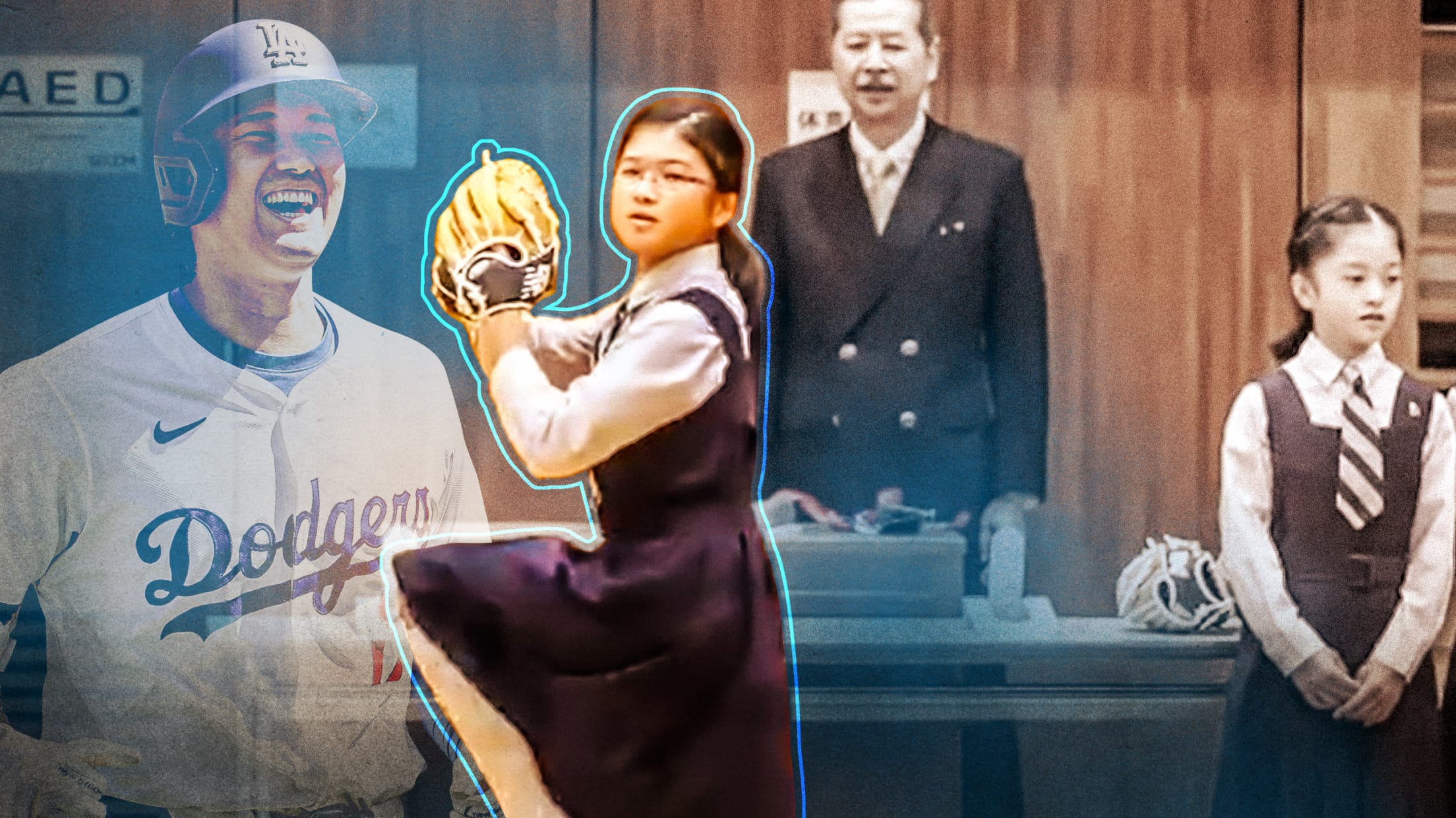 Shohei Ohtani donated gloves to an all-girls school in Japan