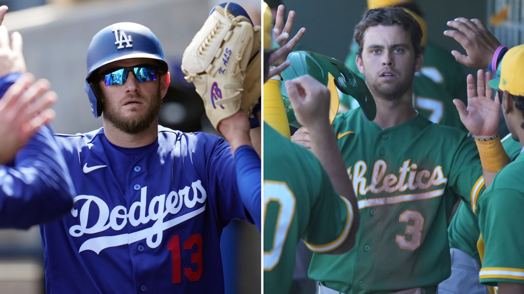The Dodgers' Max Muncy and the A's Max Muncy