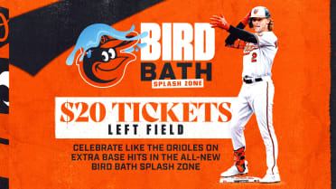 Orioles debut Bird Bath section 