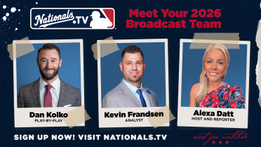 mlb.com - Washington Nationals Announce TV Broadcasters for 2026 Season