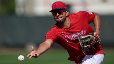 Phillies spring training: Darick Hall battling for roster spot, working in  outfield – NBC Sports Philadelphia