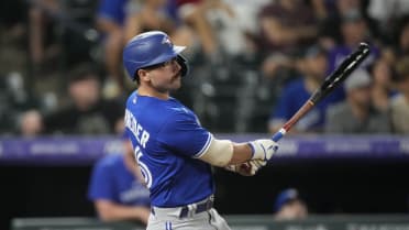 Blue Jays rookie Davis Schneider hits home run in first MLB at-bat