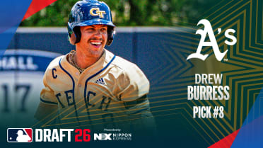 mlb.com - Jason Foster, Martín Gallegos - A's land touted Georgia Tech outfielder Burress with No. 8 pick in '26 Draft