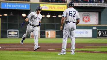 Yankees top prospect Jasson Domínguez homers off Justin Verlander in 1st  MLB at-bat