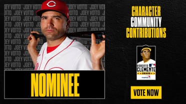 Joey Votto nominated for MLB award highlighting community work