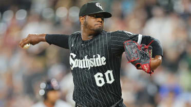 Gregory Santos of the Chicago White Sox celebrates the final out