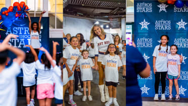 Today we partnered with The Astros Youth Academy to put on a Junior  Shooting Stars Clinic for AYA Summer Camp! Can't wait to see the…