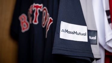 Mass Mutual Ladies Boston Red Sox Nike White HOME Cool Base Jersey