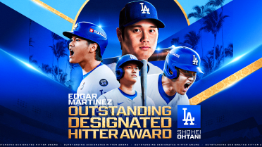 最終価格Outstanding Designated Hitter Award① Shohei Ohtani wins Edgar Martinez Outstanding Designated