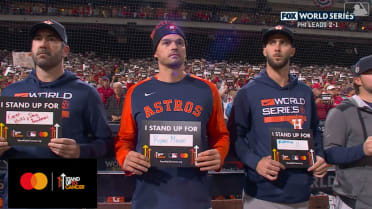 Trey Mancini discusses World Series Stand Up To Cancer tribute
